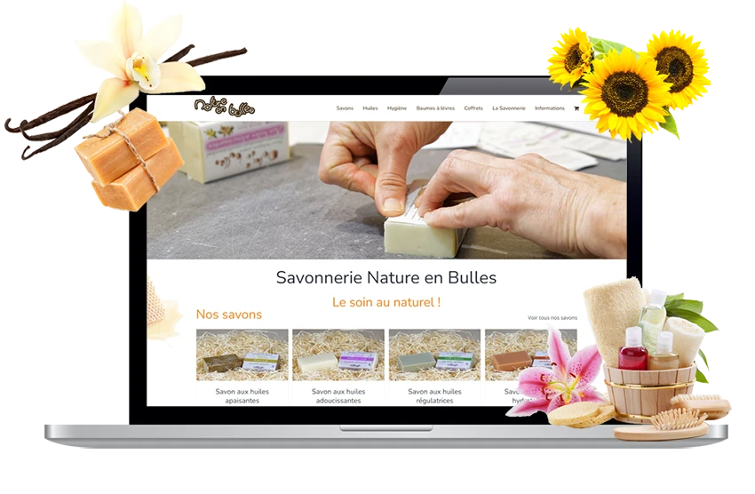 Création d'un site e-commerce sur mesure pour une savonnerie artisanale en Isère
